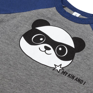 MY KAI Panda Baseball T-Shirt