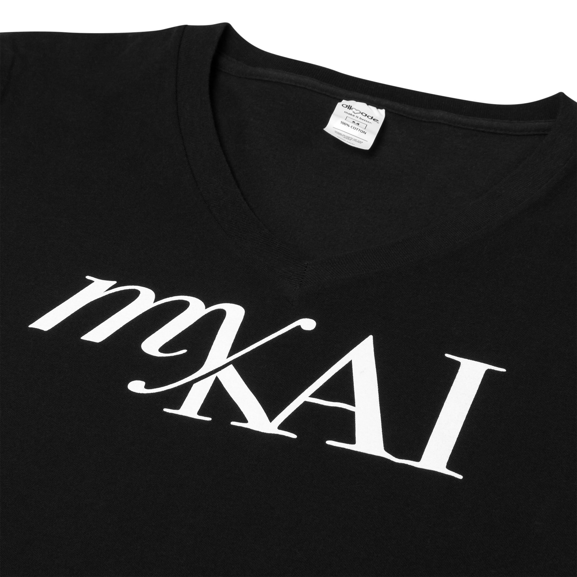 MY KAI Classic Womens Logo V-Neck T-Shirt