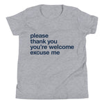MY KAI Mind Your Manners Youth T-Shirt