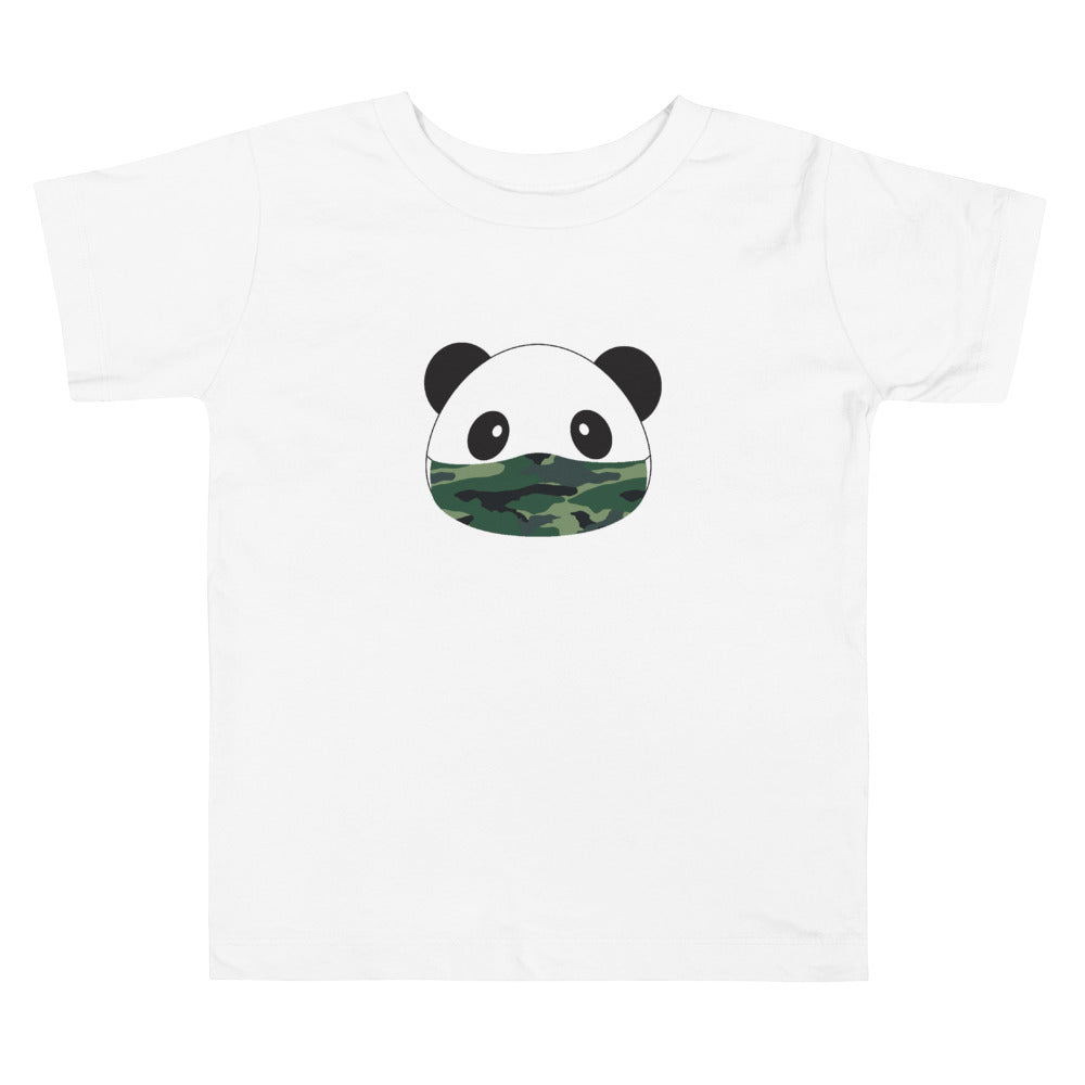 MY KAI Panda Facemask Toddler Short Sleeve Tee